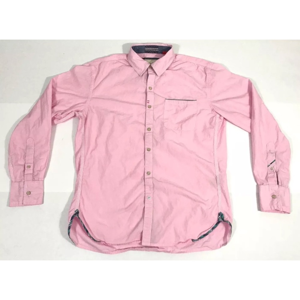 Robert Graham Button Front Collared Dress Shirt M - Picture 1 of 8